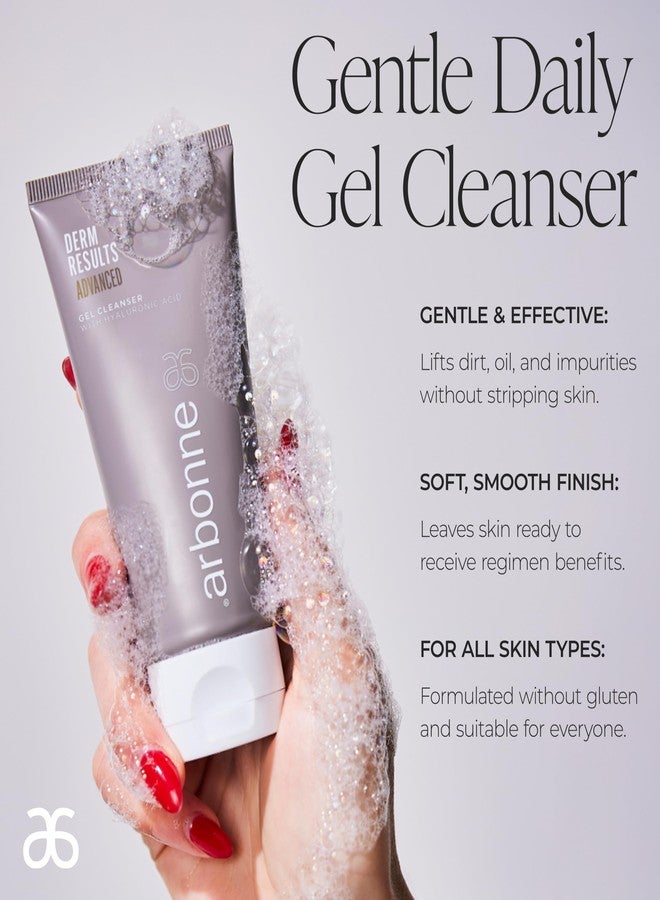 Arbonne DermResults Advanced Gel Cleanser – Hydrating Daily Face Wash for Women & Men with Hyaluronic Acid and Aloe Vera for Soft, Smooth, Refreshed Skin, 3 fl oz / 90 ml - Image 2